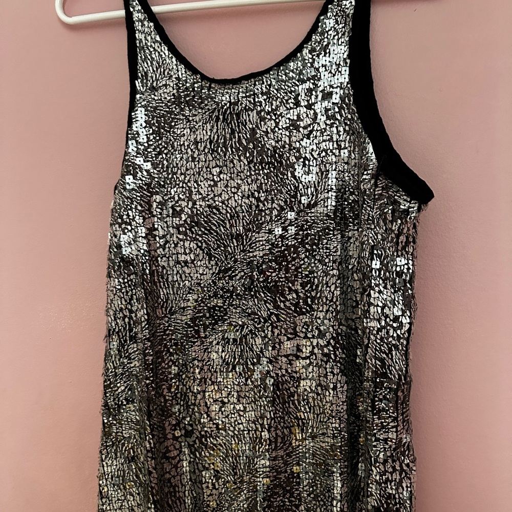 Aqua vintage mini dress sz M.